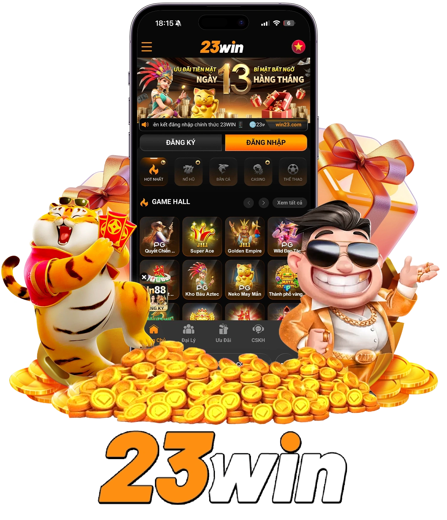 Ứng dụng 23Win dành cho trải nghiệm nội dung trên thiết bị di động